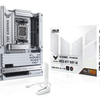 Asus TUF GAMING B850-BTF WIFI W, AMD B850, AM5, ATX, 4 DDR5, HDMI, DP, Wi-Fi 7, 2.5G LAN, 3x M.2 *Requires a BTF Compatible Chassis*