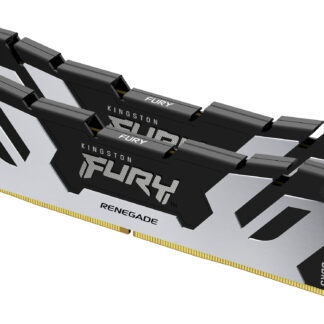 Kingston Fury Renegade 32GB Kit (2 x 16GB), DDR5, 6400MHz, CL32, 1.4V, ECC, XMP 3.0, PMIC, DIMM Memory, Black/Silver