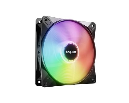 be quiet! Light Wings LX 120mm PWM Reverse, Black, ARGB Lighting, High Airflow, 60,000 Hours, 3 year warranty