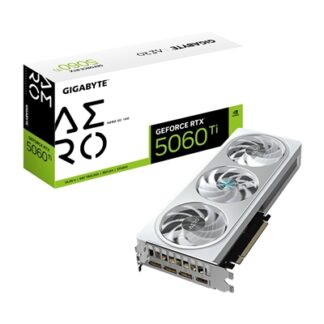 GeForce RTX 5060 Ti AERO OC 16GB GDDR7 Graphics Card, 4608 CUDA Cores, 2647 MHz Core Clock, Triple Fan, 3x DisplayPorts / 1x HDMI Port