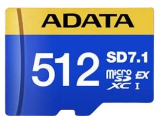 ADATA 512GB Premier Extreme MicroSDXC SD7.1 Express Card, Nintendo Switch 2 Ready, 800MB/s