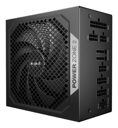 Be Quiet! 750W Power Zone 2 PSU, Fully Modular, 80+ Platinum, Cybenetics Platinum, Semi-Passive Zero-RPM Cooling, ATX 3.1, PCIe 5.1