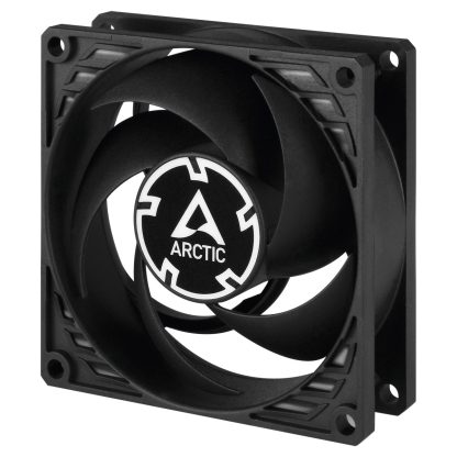 ARCTIC P8 8cm PWM PST CO Case Fan for Continuous Operation, Pressure-Optimised, Dual Ball Bearing, 200-3000 RPM, Black