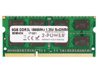 8GB PC3-14900 1866MHz 1.35V SODIMM