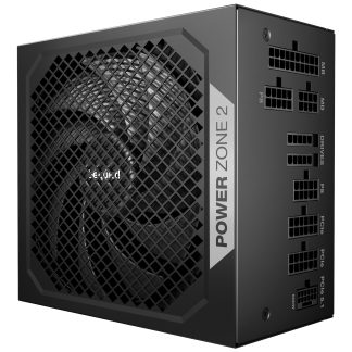 be quiet! Power Zone 2 850W PSU - 80 PLUS Platinum, Semi-Passive Cooling, Pure Wings 3 Fan, PCIe 5.1/ATX 3.1 Compatibility, 10-Year Warranty