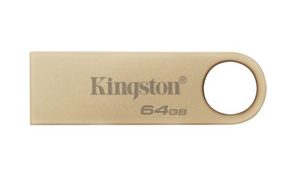 Kingston DataTraveler SE9 G3 64GB USB 3.2 USB Flash Drive, Gold