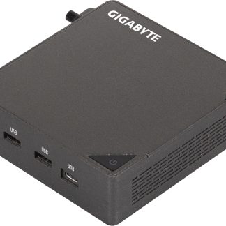 Gigabyte BRIX (GB-BRU5-225H) Barebone Kit, Intel Core Ultra 5 225H 14 Core CPU, 2 x DDR5 SO-DIMM Slots, 2 x M.2 2280 Slots, 1 x M.2 E Key 2230 Wi-Fi & BT slot (Wi-Fi 7 RTL8922AE)