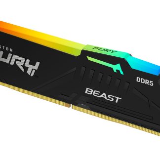 Kingston FURY Beast (KF552C40BB2A-32) 32GB System Memory, 5200MT/s, DDR5, CL40, DIMM, RGB, Black