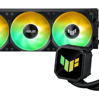Asus TUF Gaming LC III 360 ARGB Liquid CPU Cooler, 360mm Radiator, ARGB Logo, 3x ARGB PWM Fans, Black
