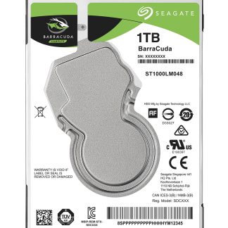 Seagate 2.5 1TB SATA3 BarraCuda Hard Drive 5400RPM 128
