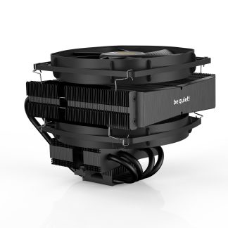 be quiet! Dark Rock TF 2 Fan CPU Cooler, Universal Socket, 2 x Silent Wings 3 135mm PWM Black Cooling Fan, 1400RPM, 6 Heat Pipes, 230W TDP, Immensely High Cooling Performance, Intel LGA 1700 & AMD AM5 Compatible