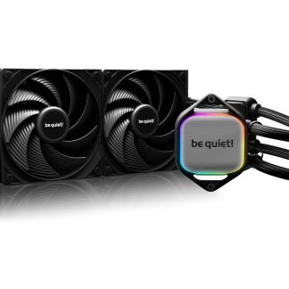 be quiet! Pure Loop 2 240mm AIO CPU Water Cooler, Universal Socket, 240mm Radiator, Pure Wings 3 120mm PWM high-speed fans, 2100RPM, ARGB, 3-year manufacturers warranty