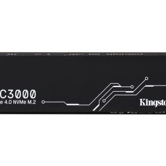 Kingston KC3000 (SKC3000S/512G) 512GB NVMe SSD, M.2 Interface, PCie Gen4, 2280, Read 7000MB/s, Write 3900MB/s, 5 Year Warranty