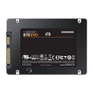 Samsung 870 EVO Series 2.5"  (MZ-77E4T0B/EU) 4TB SATA Internal SSD Drive