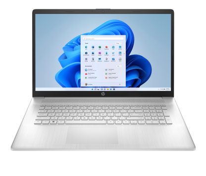 HP 17-cp2005na Laptop, 17.3 Inch Full HD Screen, AMD Ryzen 3-7320U Processor, 8GB RAM, 512GB SSD, Radeon Graphics, Windows 11 Home