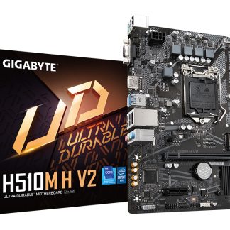 GIGABYTE H510M H V2 Motherboard - Supports Intel Core 11th CPUs, up to 3200MHz DDR4, 1xPCIe 3.0 M.2, GbE LAN, USB 3.2 Gen 1