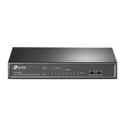 TP-Link TL-SF1008LP 8-Port 10/100Mbps Metal Desktop PoE Switch with 4-Port PoE (41W)
