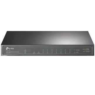 TP-Link TL-SG1210P 10-Port Metal Gigabit Desktop Switch with 8-Port PoE+ (63W)