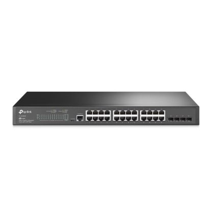 TP-Link JetStream TL-SG3428 24-Port Metal Gigabit L2+ Managed Switch with 4 SFP Slots