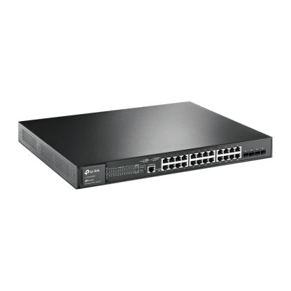 TP-Link JetStream TL-SG3428MP 28-Port Metal Gigabit L2+ Managed Switch with 24-Port PoE+ (384W)