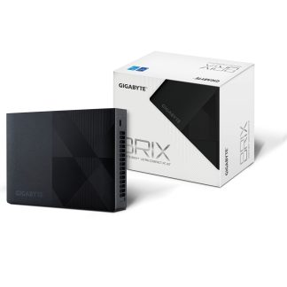 Gigabyte BRIX (GB-BNI3-N305) Barebone Kit, Intel i3 N305 3.0GHz 8 Core CPU, 1 x DDR4 3200 SO-DIMM Slot, 2 x M.2 2280 Slots, Wi-Fi 6 & Bluetooth 5.2