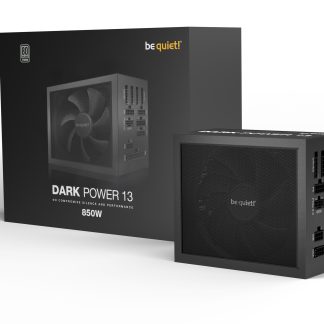 Be Quiet! Dark Power 13, 850W PCIe 5.0 Fully Modular, 80PLUS Titanium, Quad Rail, 62.5A, 135mm Fan, ATX 3.0 PSU