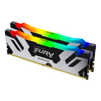 Kingston FURY Renegade RGB KF572C38RSAK2-48 48GB (24GB x2) DDR5 7200MT/s Silver/Black DIMM [XMP]