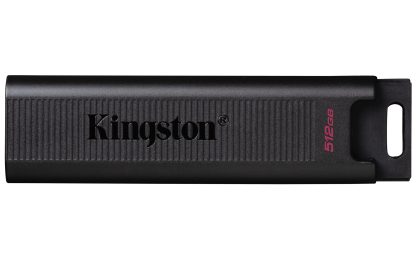 Kingston DTMAX/512GB DataTraveler Max 512GB USB-C USB Drive, USB3.2, Gen2, 1000MB/s, Black, Retail Boxed