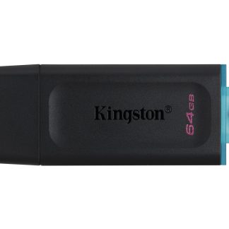 Kingston DataTraveler Exodia 64GB USB 3.2 Black with Cyan loop USB Flash Drive