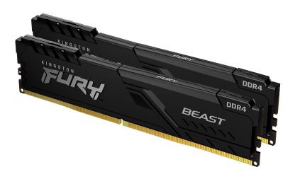 Kingston FURY Beast 16GB (2 x 8GB) 3200MHz DDR4 DIMM System Memory Black Heatsink