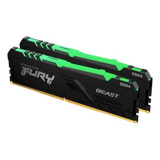 Kingston Fury Beast 64GB 3600MHz (2 x 32Gb) DDR4 CL18 DIMM RGB System Memory
