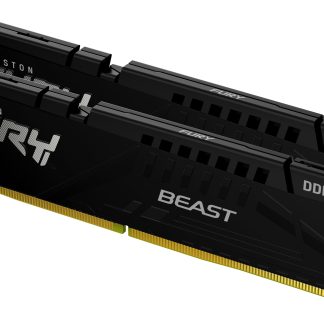 Kingston FURY Beast 64GB (2 x 32GB) 6000MHz DDR5 DIMM System Memory Black Heatsink