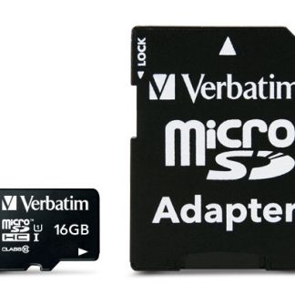 Verbatim MicroSD Class 10 16GB +Adaptor