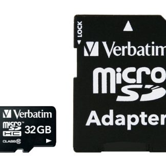 Verbatim MicroSD Class 10 32GB +Adaptor