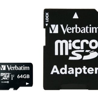 Verbatim microSD Class 10 64GB +Adaptor