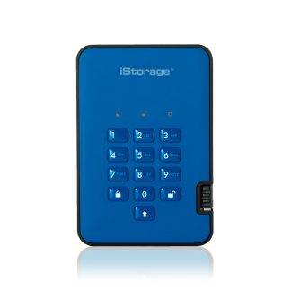 iStorage diskAshur2 256-bit 5TB - Blue