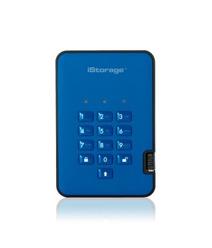 iStorage diskAshur2 256-bit 5TB - Blue