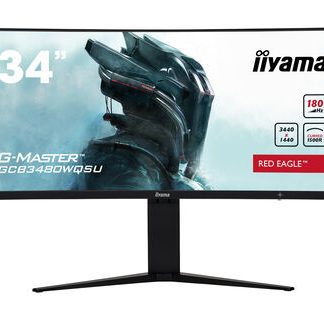 iiyama G-MASTER GCB3480WQSU-B1 computer monitor 86.4 cm (34") 3440 x 1440 pixels UltraWide Quad HD LCD Black