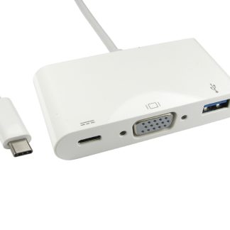 CDL 15CM USB TYPE C-VGA&USB&PD