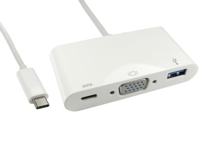 CDL 15CM USB TYPE C-VGA&USB&PD