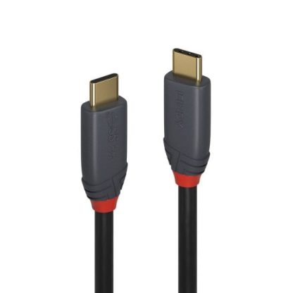 Lindy 1m USB 3.2 Type C to C Cable. 20Gbps. 5A. PD. Anthra Line