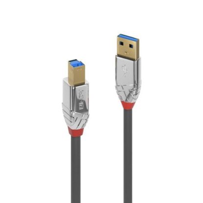 Lindy 1m USB 3.2 Type A to B Cable. 5Gbps. Cromo Line