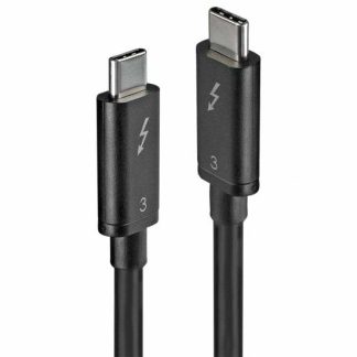 Lindy 0.5m Thunderbolt 3 Cable. Black