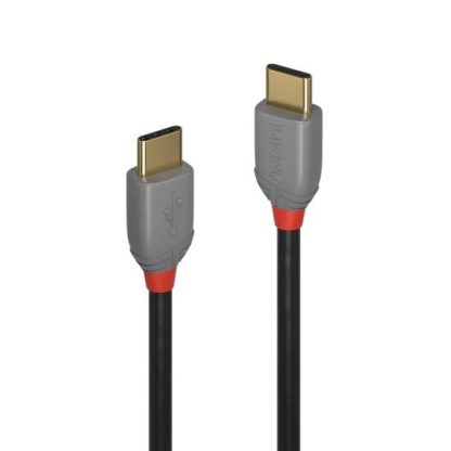 Lindy 1m USB 2.0 Type C to C Cable. Anthra Line