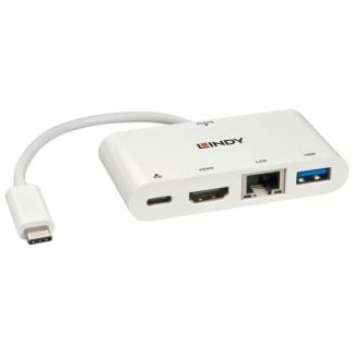 Lindy USB-C laptop Docking Station - HDMI. PD 3.0 100W. USB 3.2 Gen 1. Gigabit