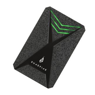 SureFire 2.5  Gaming Bunker HDD USB 3.2 Gen 1 2TB Black