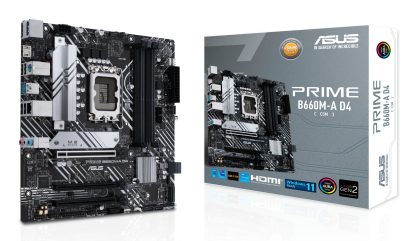 ASUS PRIME B660M-A D4-CSM - motherboard - micro ATX - LGA170