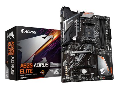 Gigabyte A520 AORUS ELITE - 1.0 - motherboard - ATX - Socket