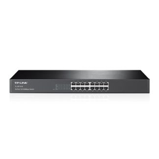TP-Link TL-SF1016 16-Port 10/100Mbps Metal Rackmount Network Switch