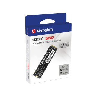 VERBATIM Vi3000 Internal PCIe NVMe M.2 SSD 512GB